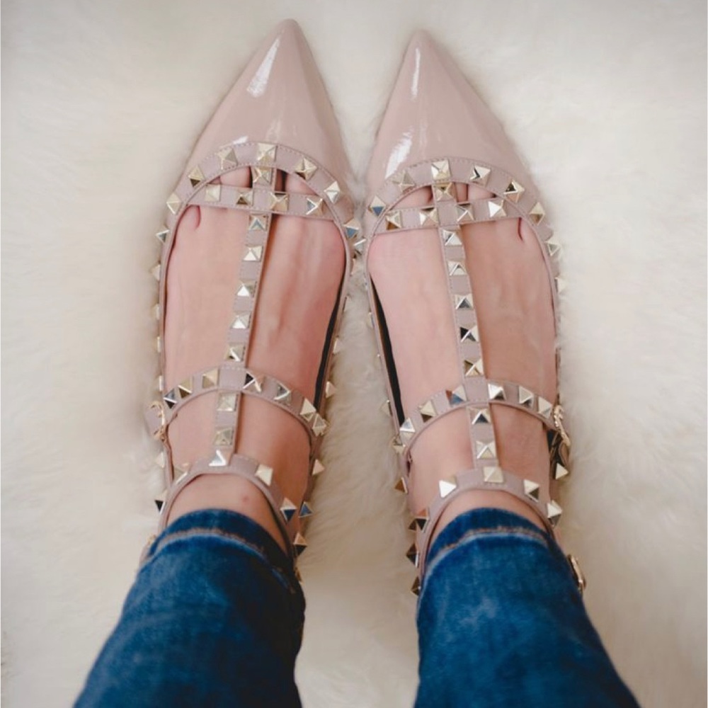 VALENTINO Rockstud Caged Flats